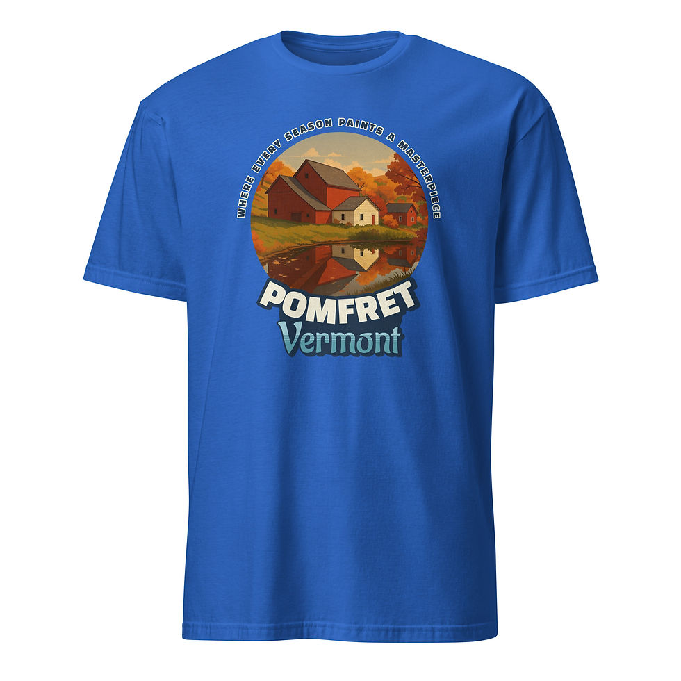 Thumbnail: Pomfret Vermont - Short-Sleeve Unisex T-Shirt