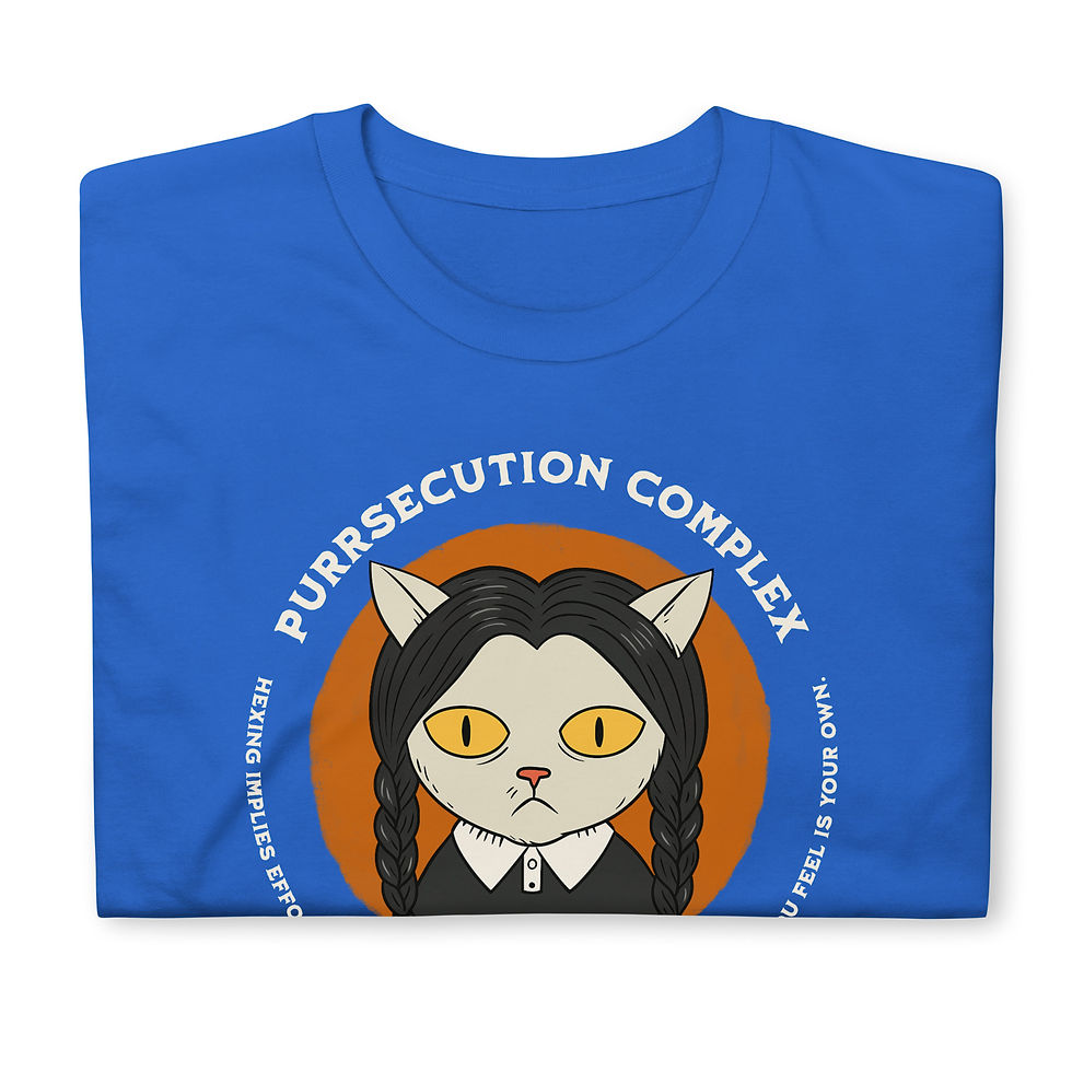 Thumbnail: Purrsecution Complex - Short-Sleeve Unisex T-Shirt