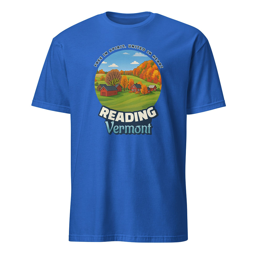 Thumbnail: Reading Vermont - Short-Sleeve Unisex T-Shirt