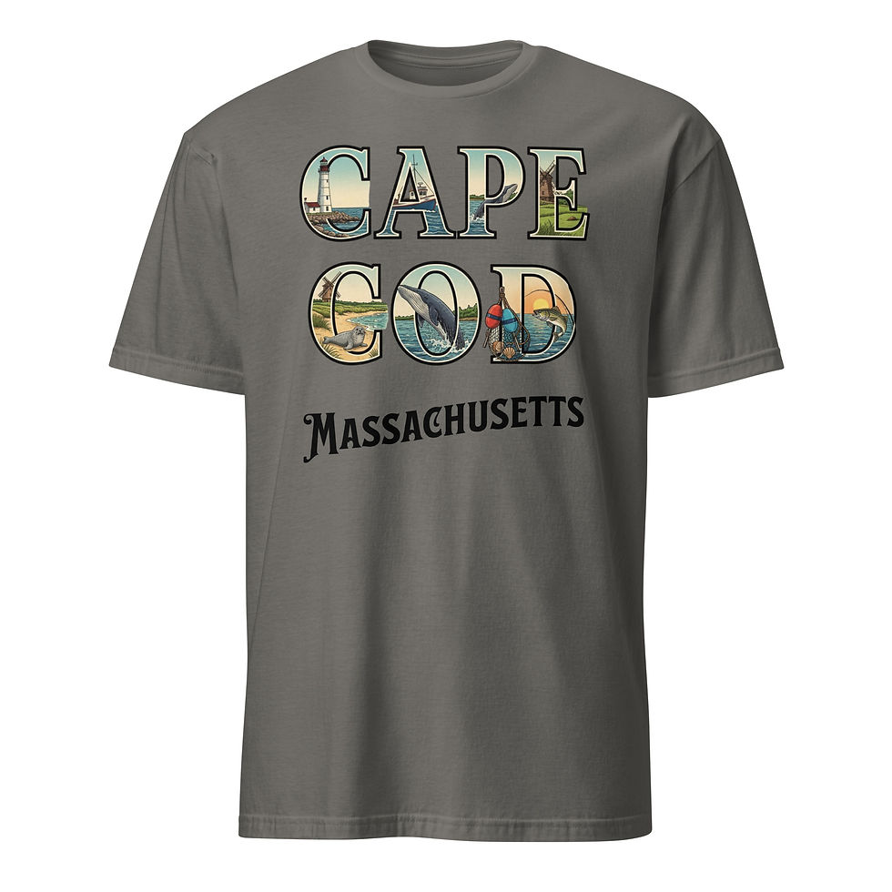 Thumbnail: Cape Cod Postcard - Short-Sleeve Unisex T-Shirt