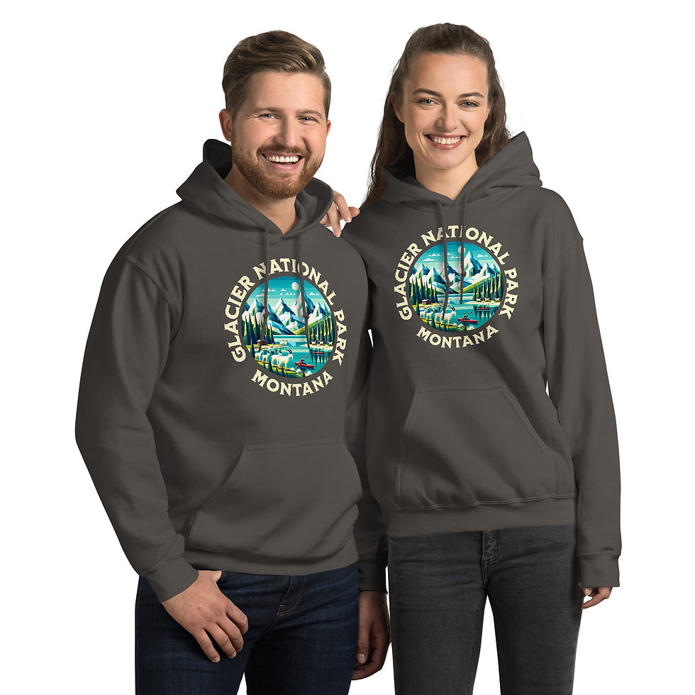 Thumbnail: Glacier National Park Hoodie - Unisex Hoodie