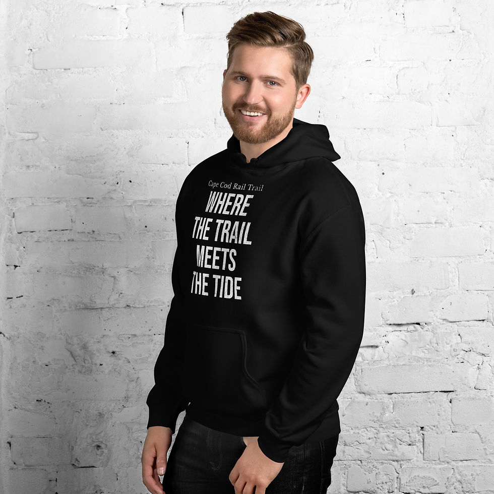Thumbnail: Where the Trail Meets the Tide Hoodie - Unisex Hoodie