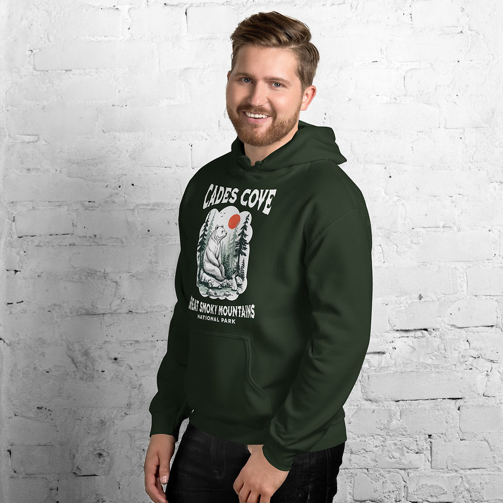 Thumbnail: Cades Cove Sitting Bear - Unisex Hoodie