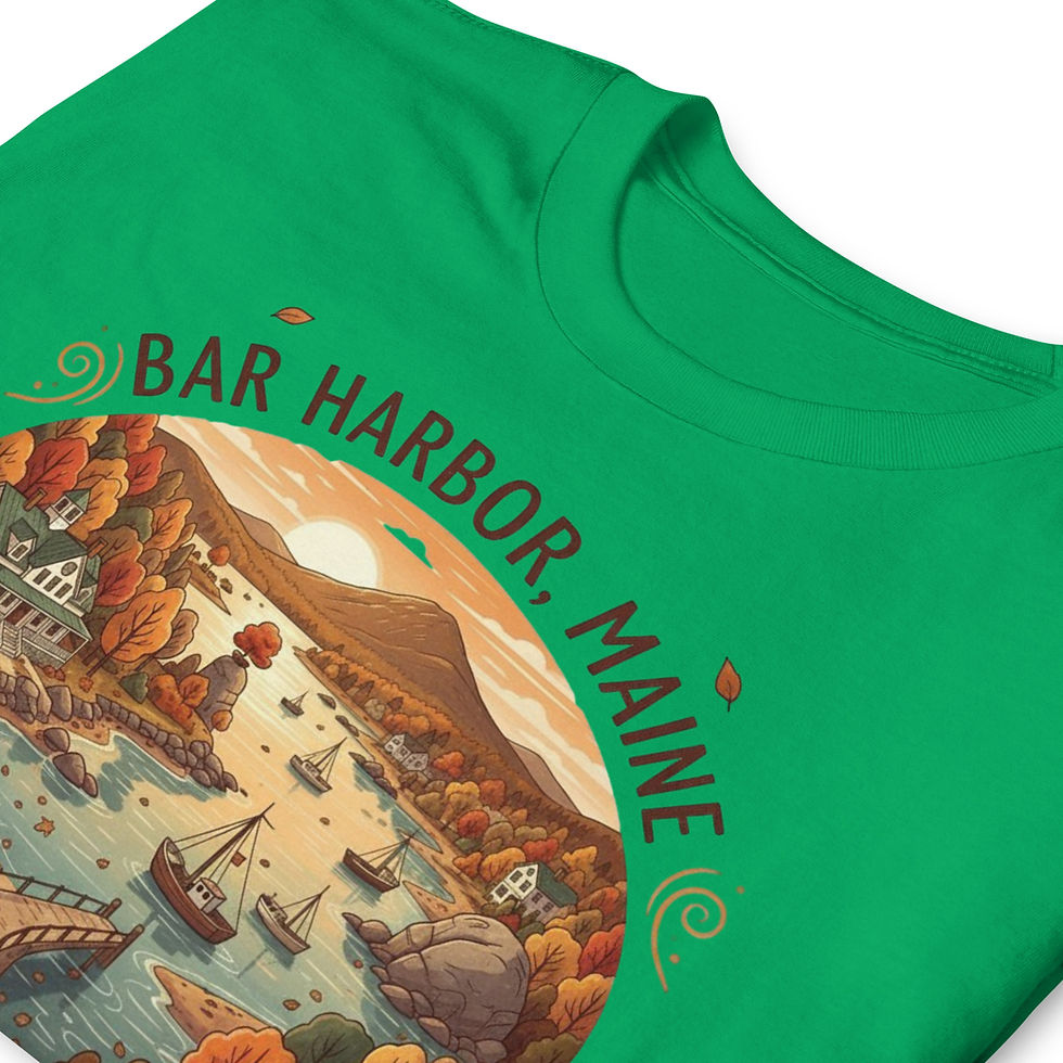 Thumbnail: Bar Harbor Autumn Memories - Short-Sleeve Unisex T-Shirt