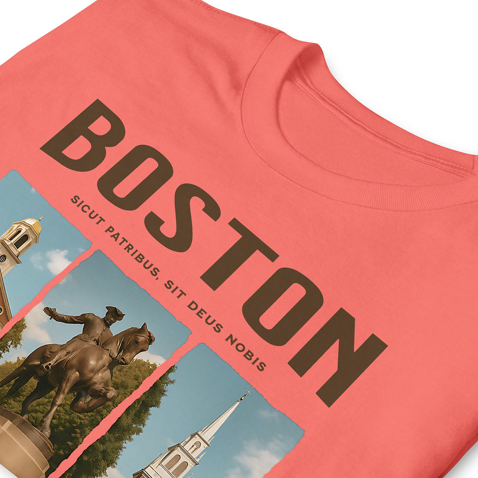 Thumbnail: Boston Landmarks - Short-Sleeve Unisex T-Shirt
