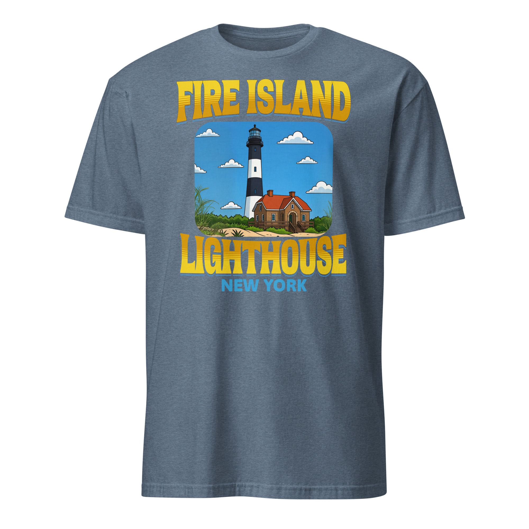 Fire Island Lighthouse - Short-Sleeve Unisex T-Shirt