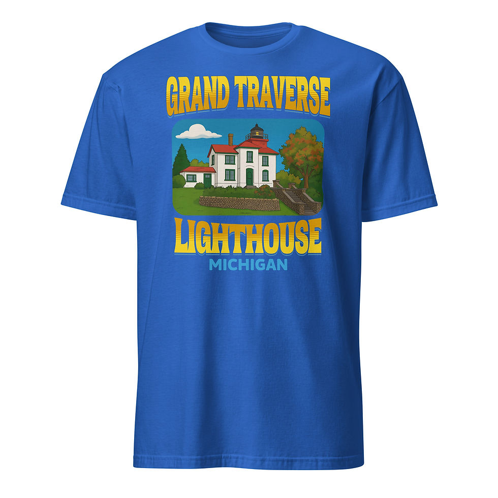 Grand Traverse Light - Short-Sleeve Unisex T-Shirt
