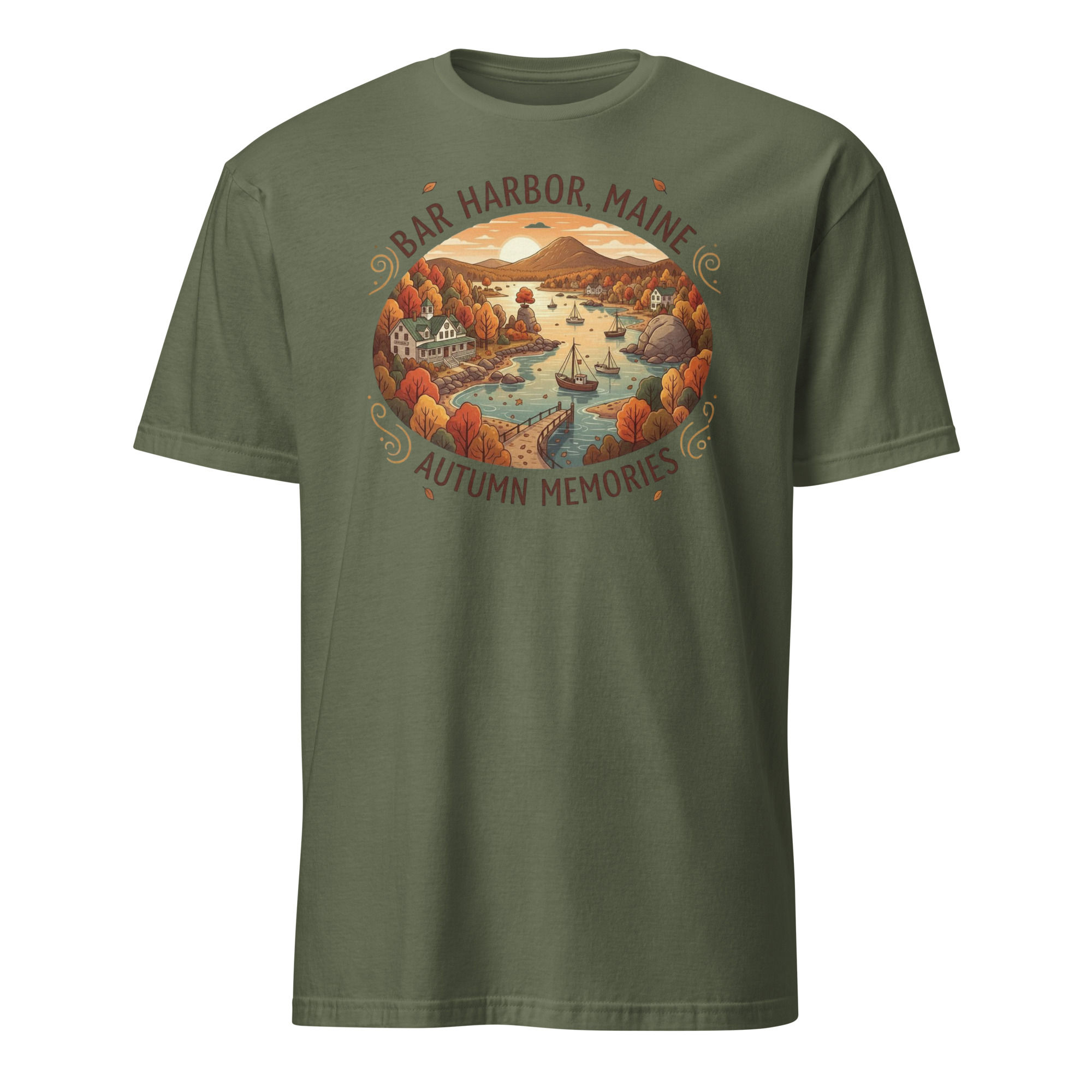 Bar Harbor Autumn Memories - Short-Sleeve Unisex T-Shirt