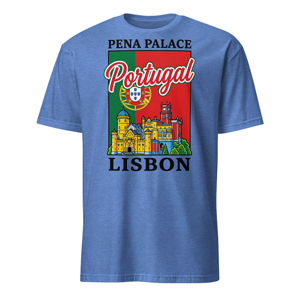 Thumbnail: Portugal Pena Palace Lisbon - Short-Sleeve Unisex T-Shirt
