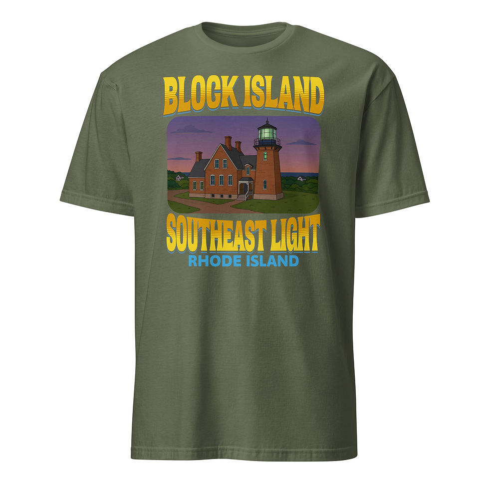 Thumbnail: Block Island SE Light - Short-Sleeve Unisex T-Shirt