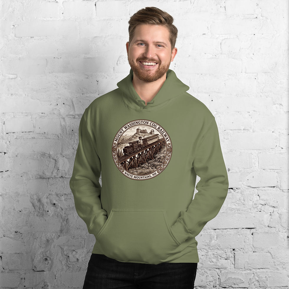 Thumbnail: Mount Washington Cog Railway Unisex Hoodie