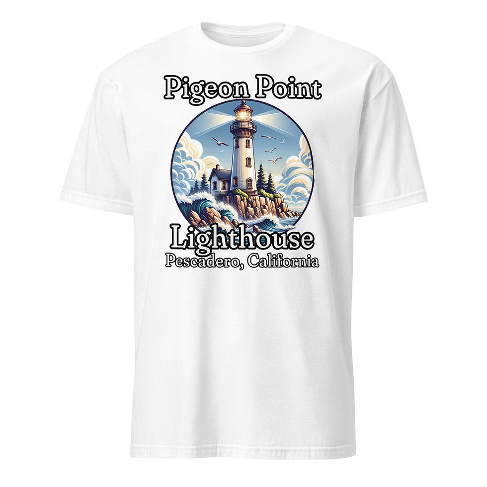 Thumbnail: Pigeon Point Light - Short-Sleeve Unisex T-Shirt