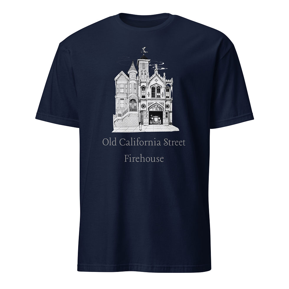 Thumbnail: Old California Street Firehouse - Short-Sleeve Unisex T-Shirt