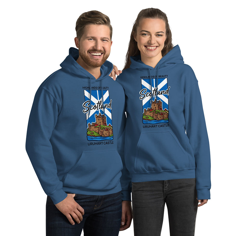 Thumbnail: Urquhart Castle Scotland Unisex Hoodie