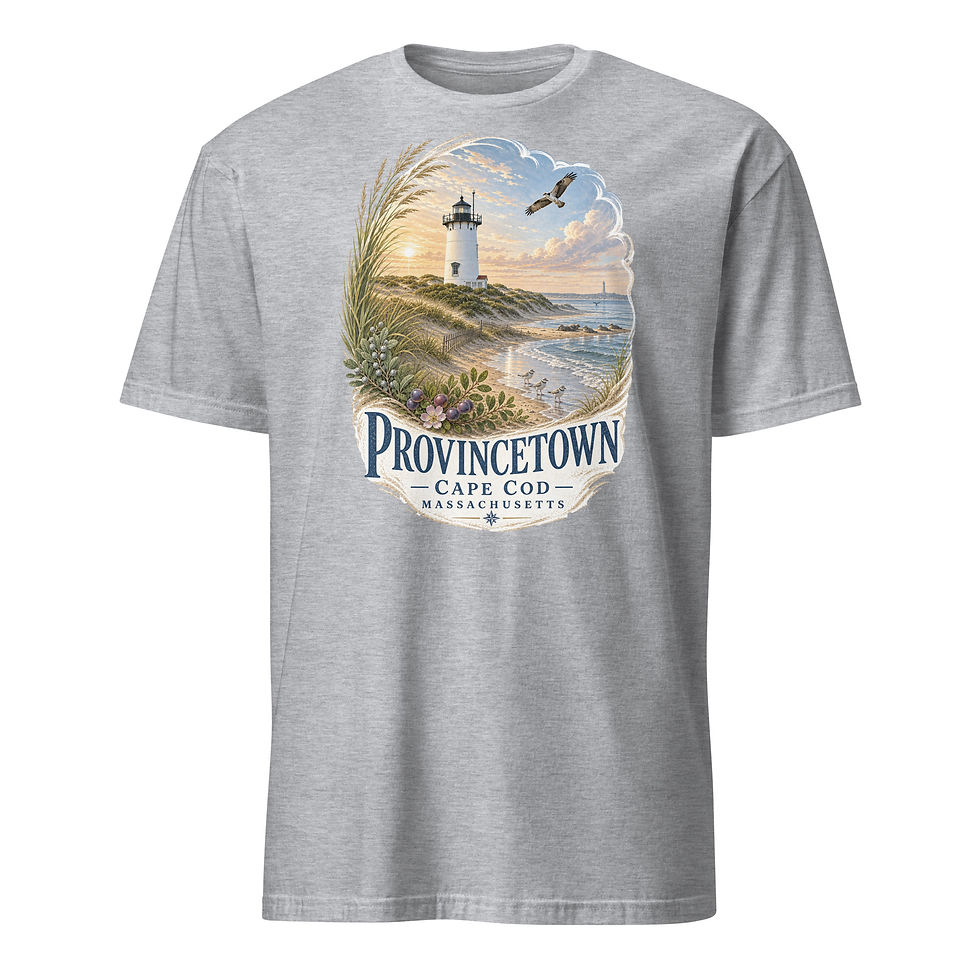 Thumbnail: Race Point Lighthouse – Provincetown – Cape Cod – Massachusetts T‑Shirt