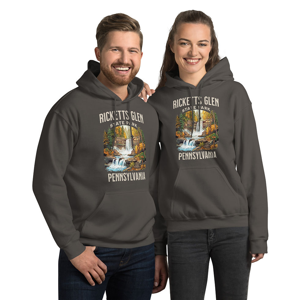 Thumbnail: Ricketts Glen State Park Unisex Hoodie