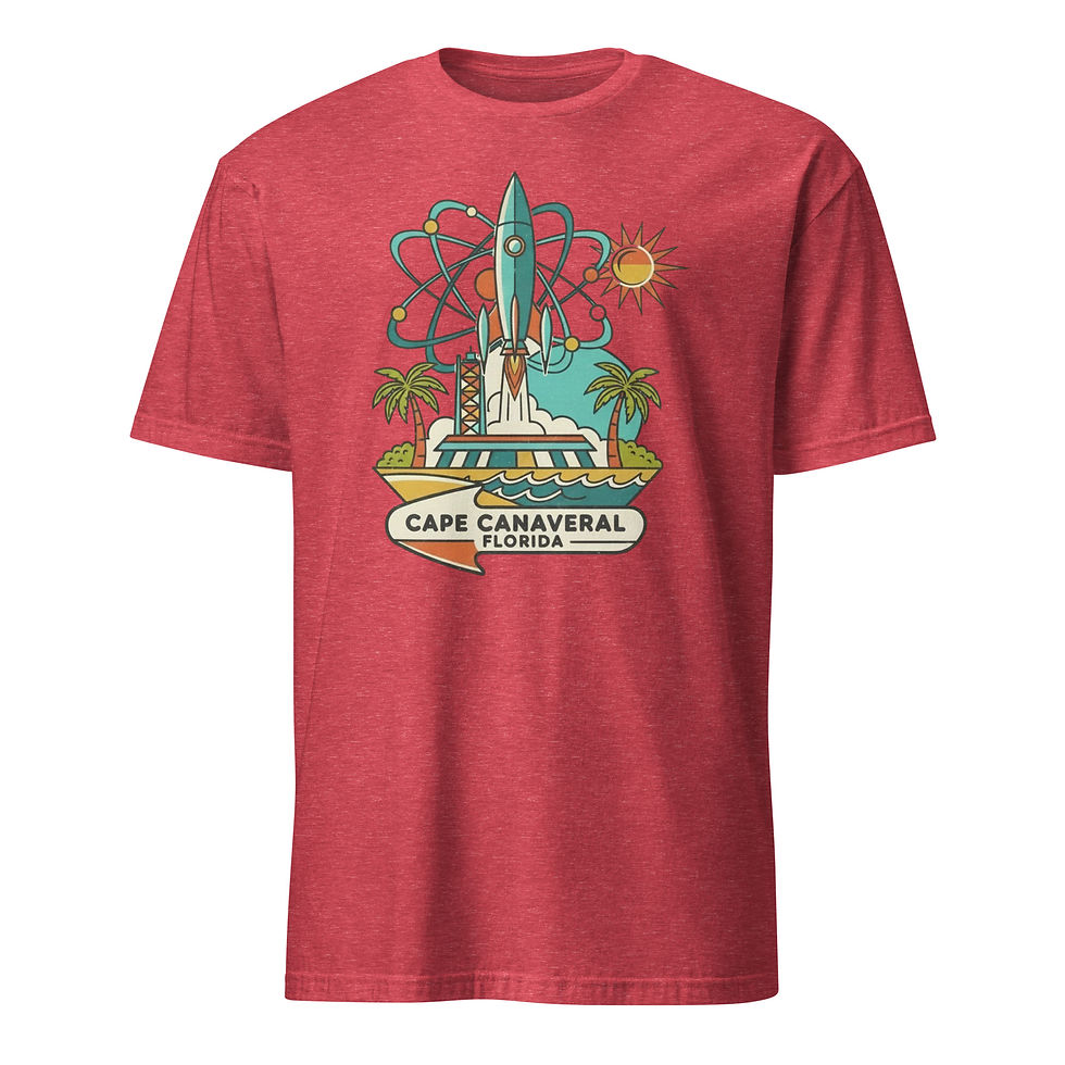 Thumbnail: Cape Canaveral Blast Off - Short-Sleeve Unisex T-Shirt