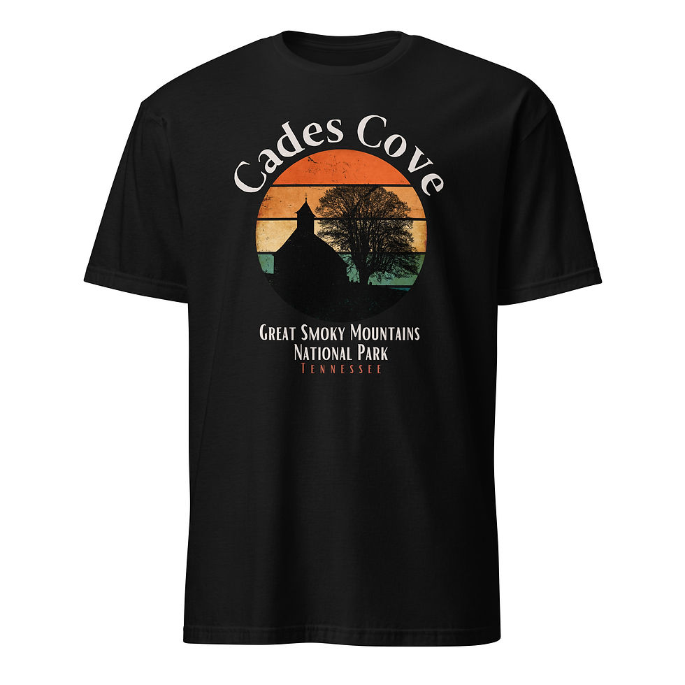 Cades Cove Sunset Church - Short-Sleeve Unisex T-Shirt