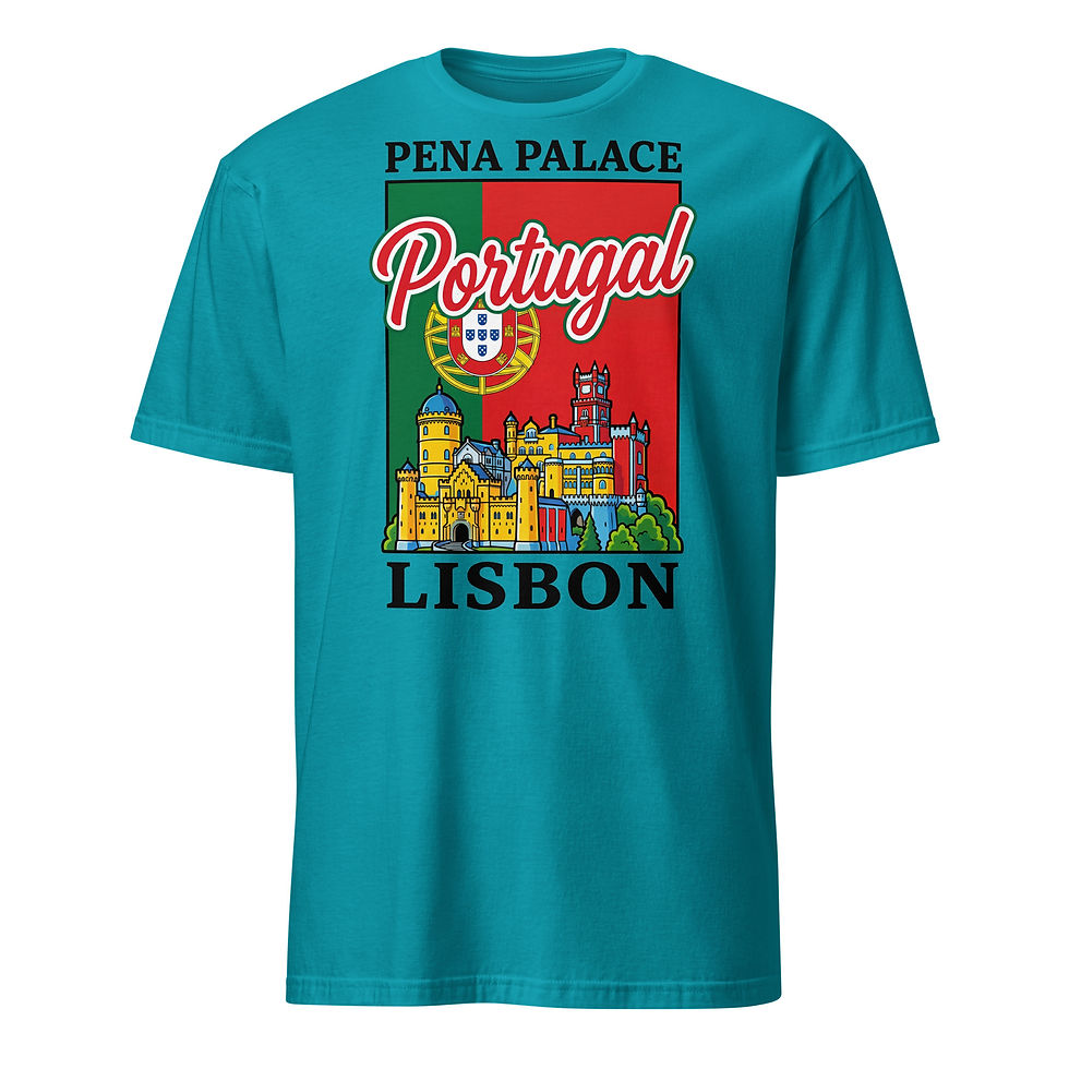 Thumbnail: Portugal Pena Palace Lisbon - Short-Sleeve Unisex T-Shirt
