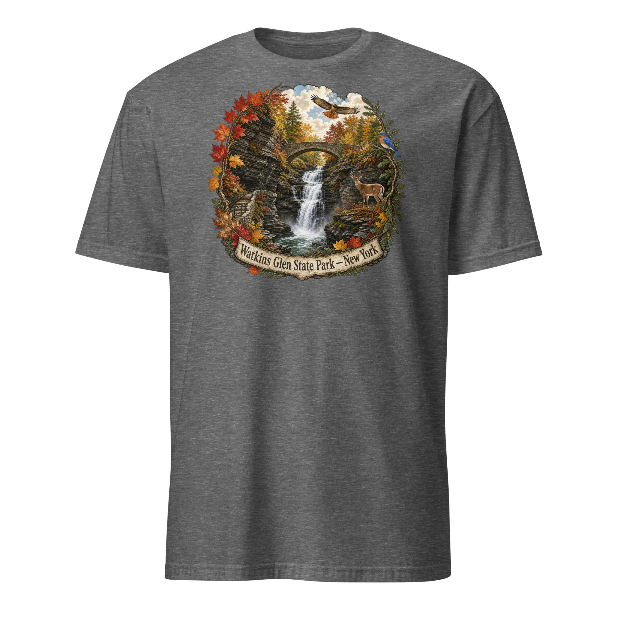 Autumn at Watkins Glen State Park – New York T‑Shirt