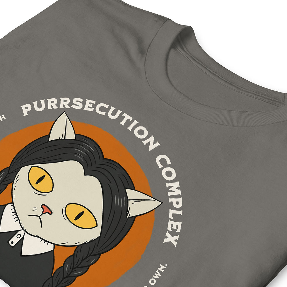 Thumbnail: Purrsecution Complex - Short-Sleeve Unisex T-Shirt