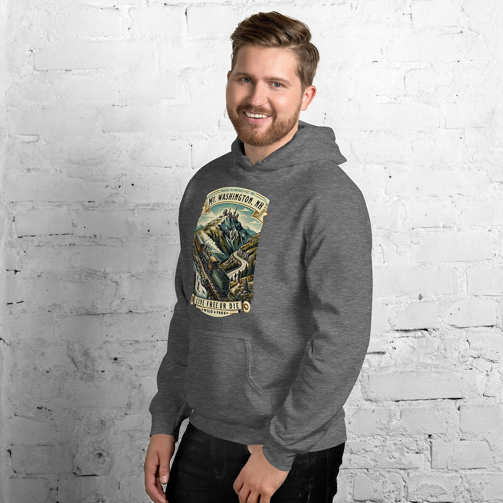 Thumbnail: Mount Washington Cog Railway Unisex Hoodie