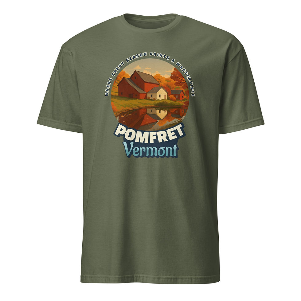Thumbnail: Pomfret Vermont - Short-Sleeve Unisex T-Shirt