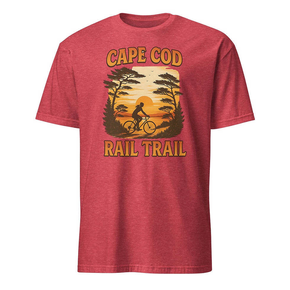 Thumbnail: Cape Cod Rail Trail - Short-Sleeve Unisex T-Shirt