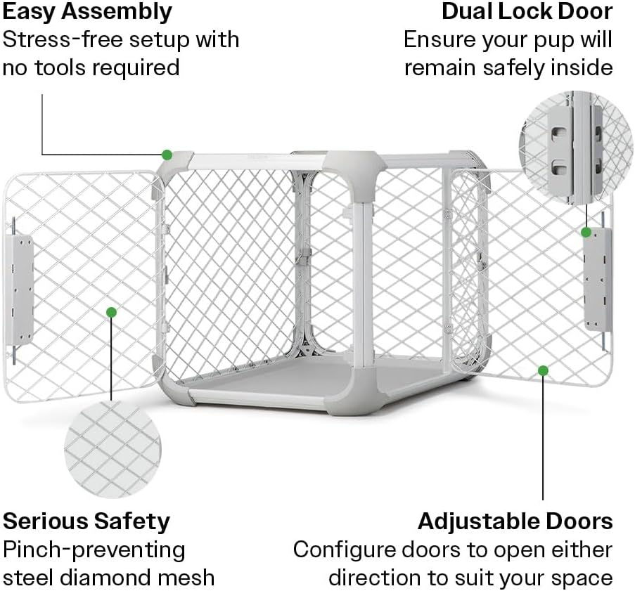 Thumbnail: DIGGS Evolv Dog Crate - Slim, Durable Dog Kennel with Removable Ceiling Panel a