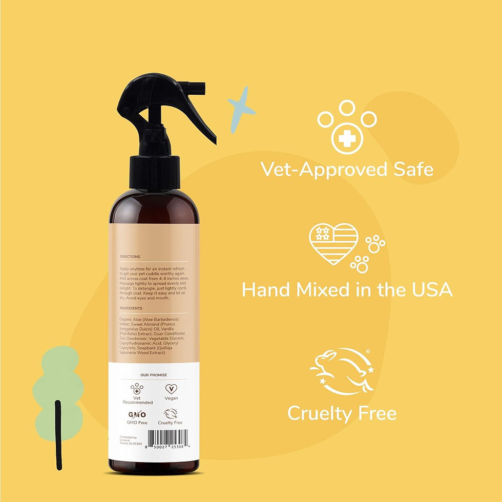 Thumbnail: kin+kind Dog Deodorizing Spray - Safe, Natural, & Easy to Use Pet Odor Eliminat