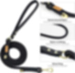 Thumbnail: Wisedog 5FT Rope Dog Leash - Polyester Rope with PVC Soft Padded Handle, Rustpr