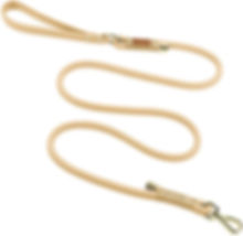 Wisedog 5FT Rope Dog Leash - Polyester Rope with PVC Soft Padded Handle, Rustpr