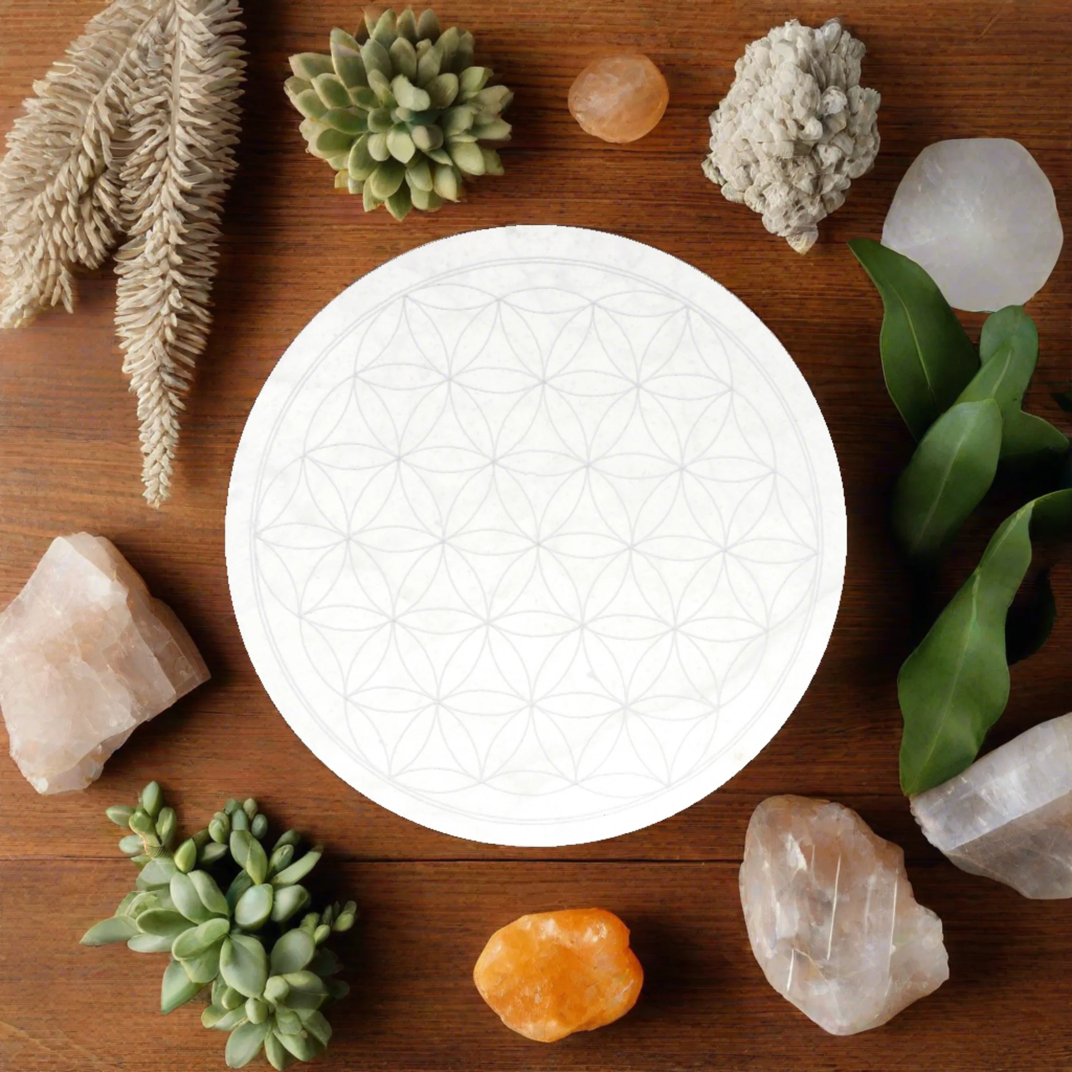 Selenite Charge Plate 