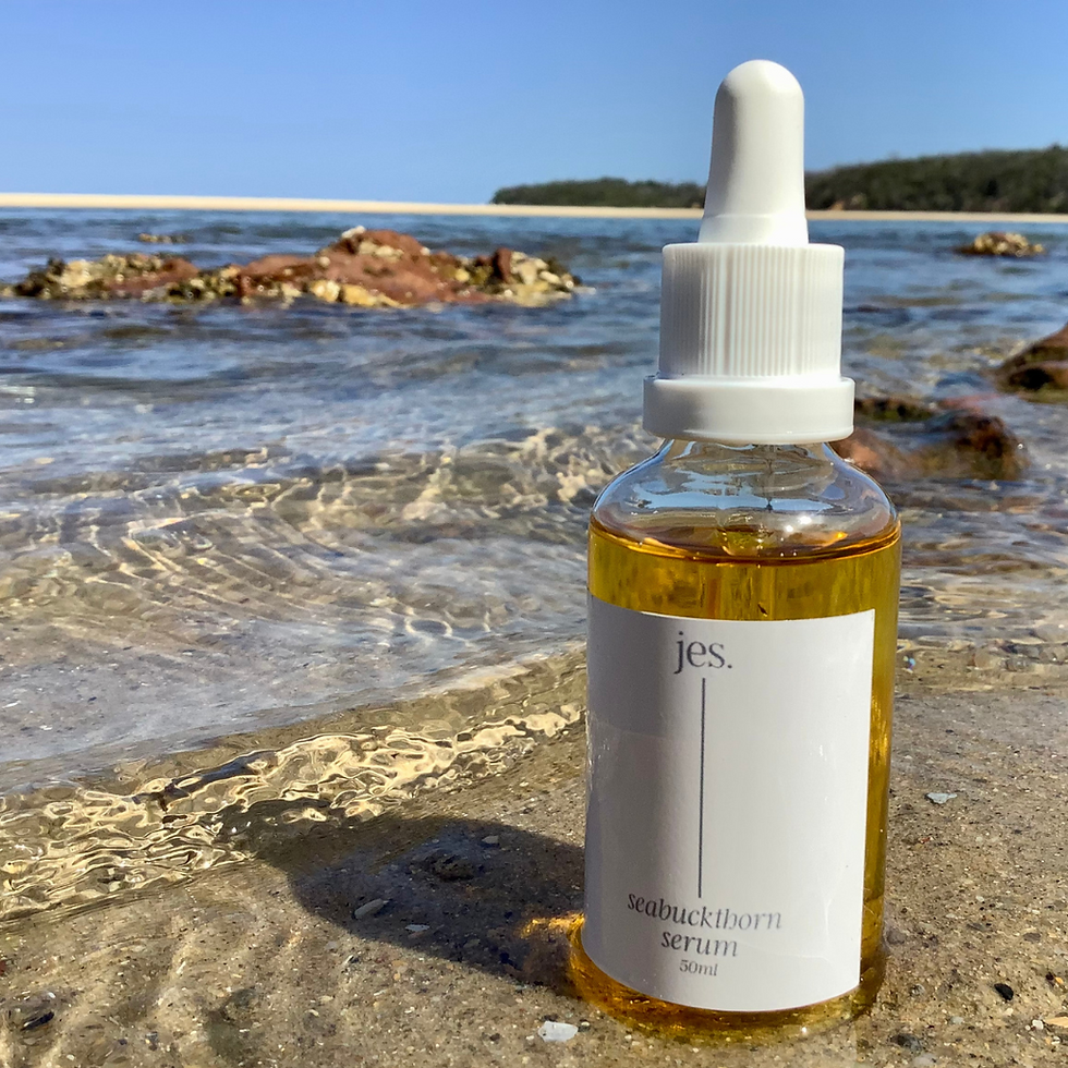 Sea Buckthorn Serum - antioxidant - rich face serum for glowing skin in women 40+ and beyond | JES Skincare