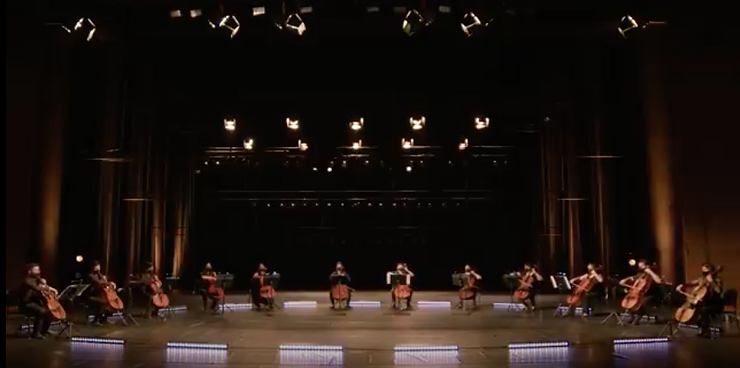 (Hannah) Screenshot from Christmas Conce