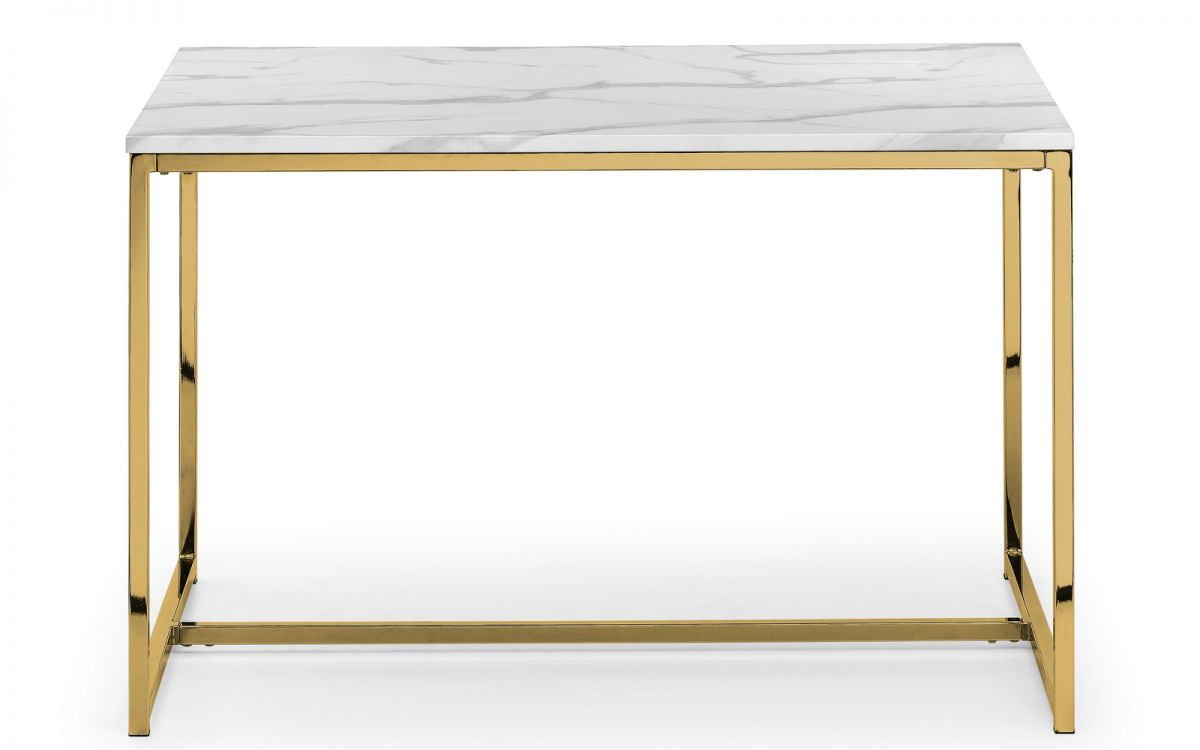 Scala Marble and Gold Dining Table