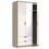 Thumbnail: Camden Triple 2 Drawer Mirror wardrobe- Kashmir Gloss