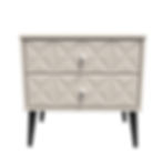 Welcome Pixel Kashmir 2 Drawer Wide Bedside (Assembled)