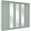 Thumbnail: Wiemann Cambridge Sage Green 250cm 5 Door 3 Mirrored Wardrobe