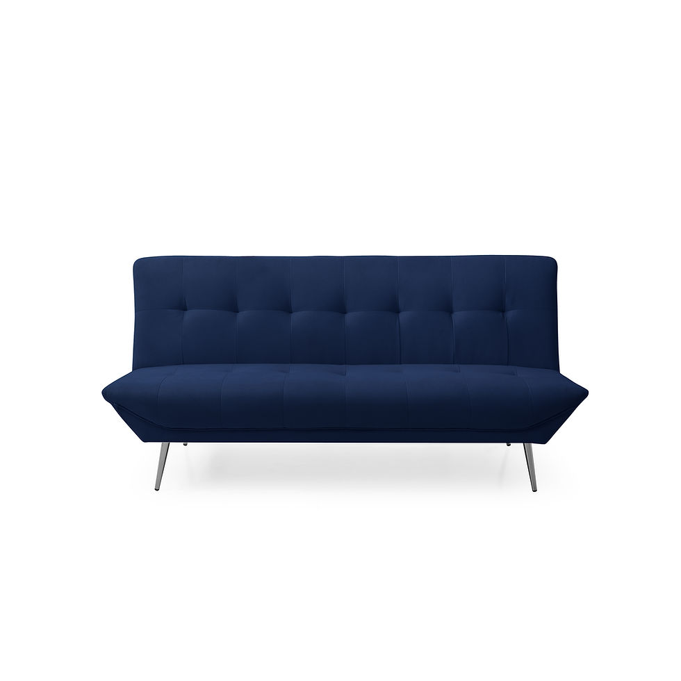 Thumbnail: Navy blue sofa bed
