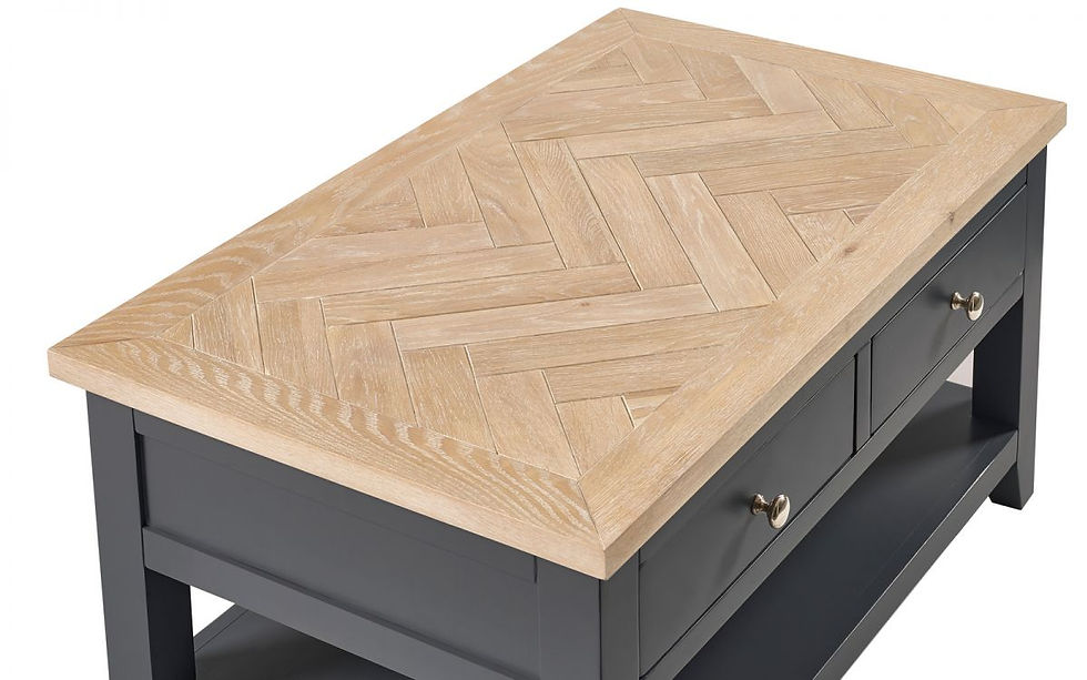 Thumbnail: Bordeaux Dark Grey and Oak Coffee Table