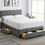 Thumbnail: Limelight's Florence Grey Storage Bed Frame