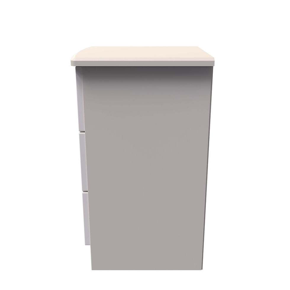 Camden 3 Drawer Bedside - Kashmir Gloss
