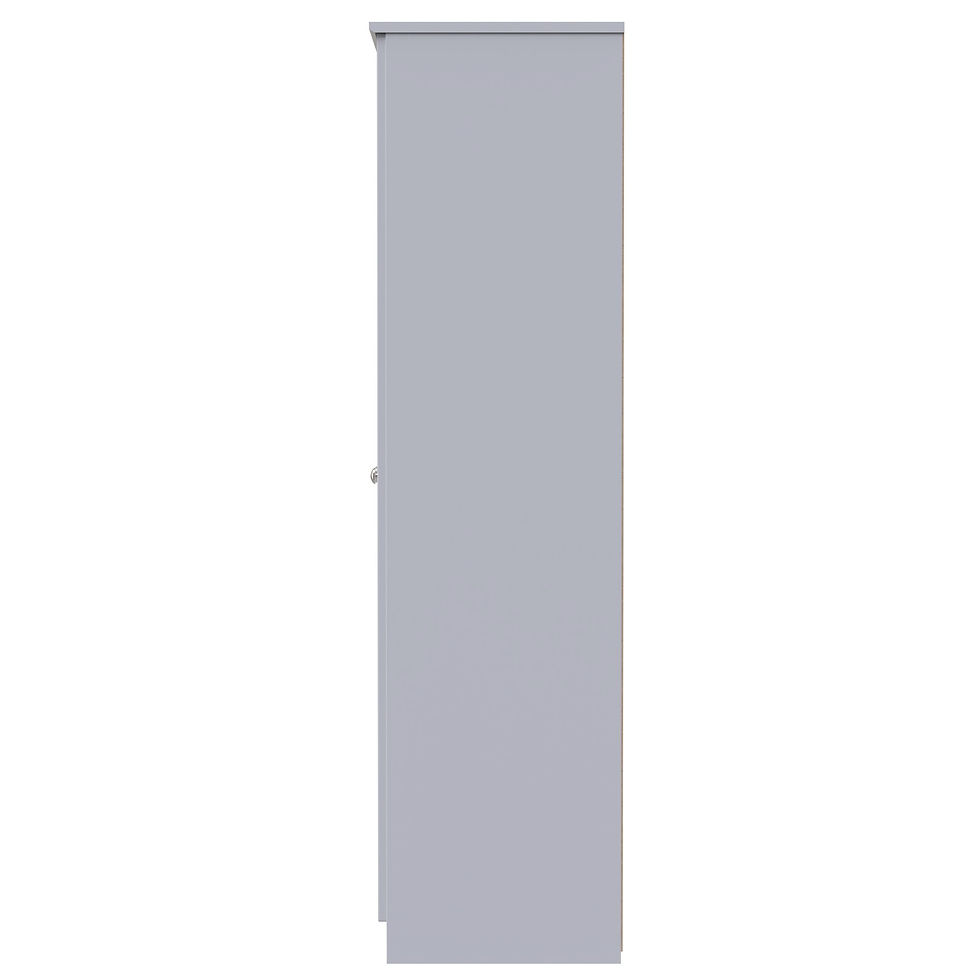 Thumbnail: Victoria Grey Matt Tall 2 Door Wardrobe