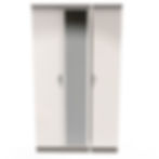 Camden Tall Triple 2 Door Mirror Wardrobe - Kashmir Gloss