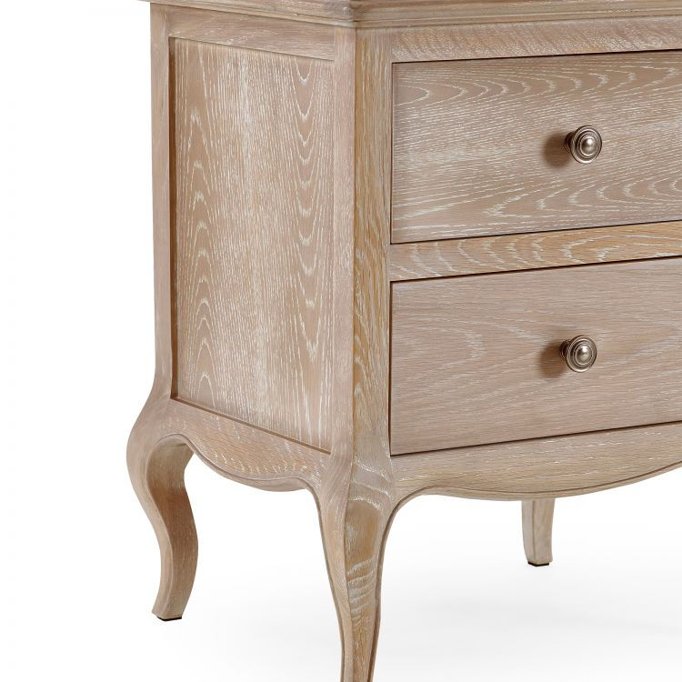 Thumbnail: Camille French Inspired 2 Drawer Bedside Table