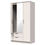 Thumbnail: Camden Triple 2 Drawer Mirror wardrobe- Kashmir Gloss