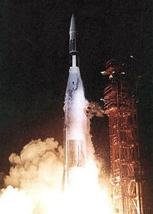 Launch of Atlas-Agena carrying Mariner 1