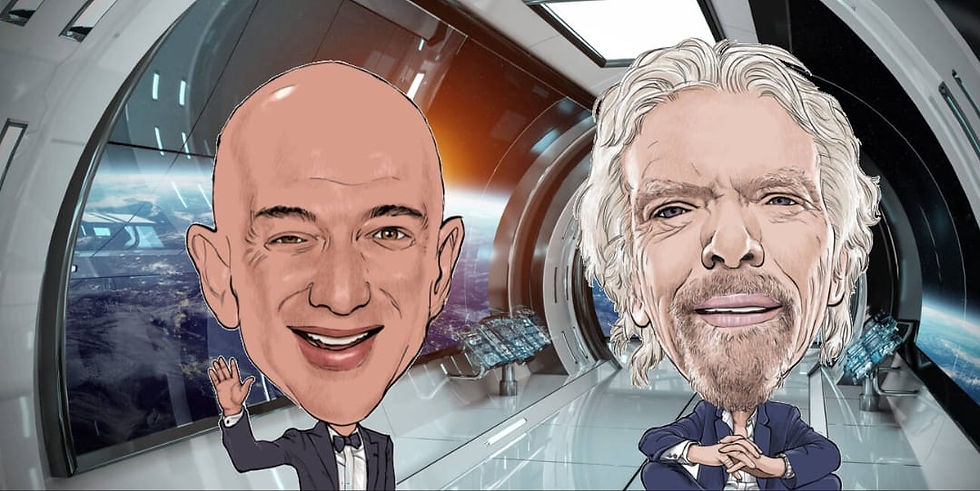 Richard Branson Vs Jeff Bezos