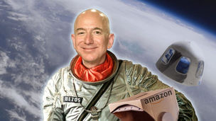Why is Jeff (who) Bezos going to Space?